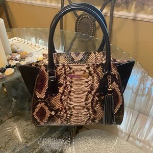 BRAHMIN MINI PRISCILLA TRAVERTINE BALLINGTON